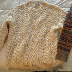 Good condition white J crew sweater.